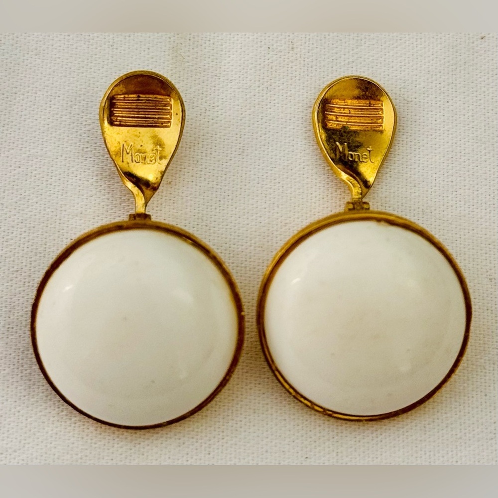 MONET Button Clip-on Earrings